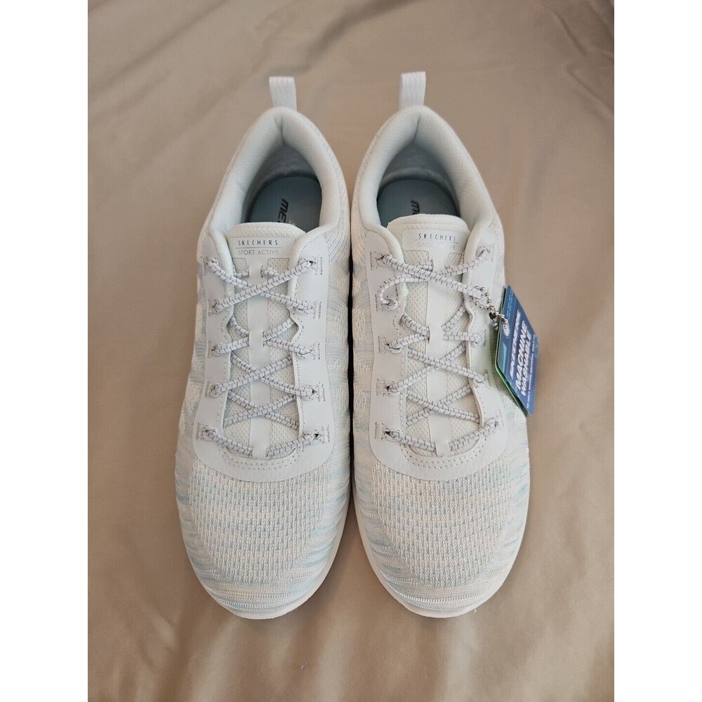 New Skechers Vapor Foam Lite Spark Sneakers Women's 7.5 White Multi Slip-on